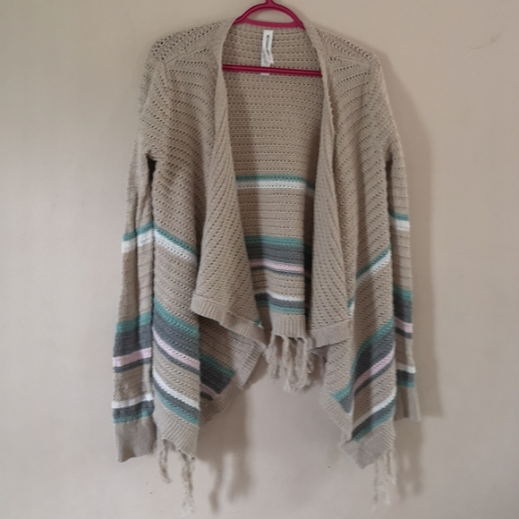 Bethany Mota Sweaters - Bethany Mota Fringe Cardigan